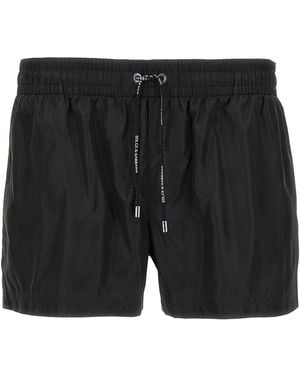 Dolce & Gabbana Short Swimsuit - Zwart