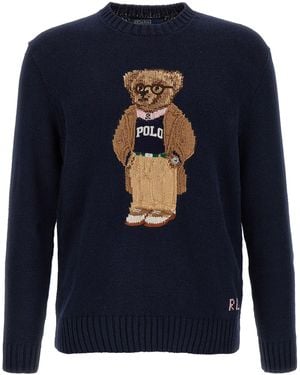 Polo Ralph Lauren Pullover "Polo Bear" - Blau