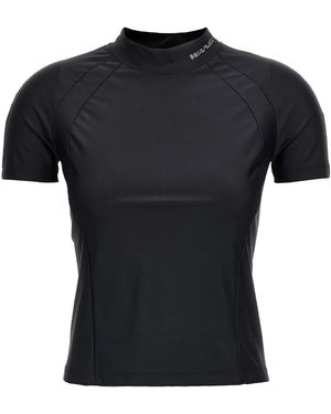 T By Alexander Wang T von Alexander Wang 'Rashguard' Top - Schwarz