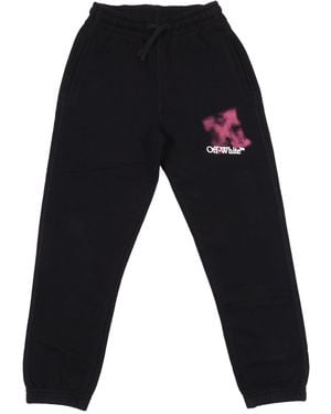 Off-White c/o Virgil Abloh Arrow Spray Sweatpant Fuchsia - Black