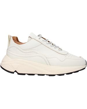 Buttero Trainers Uomo Pelle Bianco/Burro - White