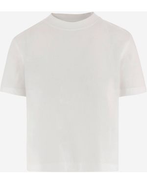 Jacquemus Solid Crew Neck T-Shirt - White