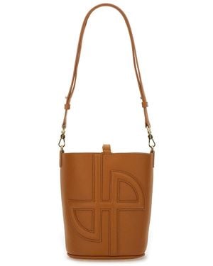 Patou Small Jp Bucket Bag - Brown
