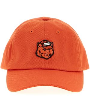 Maison Kitsuné Maison Kitsuné X Hunter "Fox Head"-Kappe - Orange