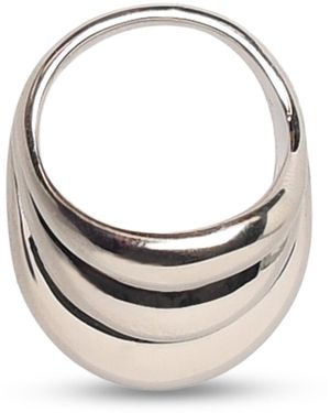 Panconesi 'triptych Blow Up' Zilveren Koperen Ring - Metallic