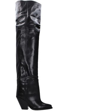 Isabel Marant Stivali Donna Pelle Nero - Black