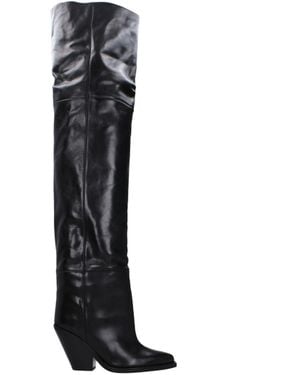 Isabel Marant Leather Boots - Black