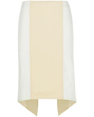 JW Anderson Layered' Cotton Skirt - White