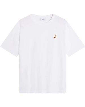 Maison Kitsuné Dreaming Fox Comfort T-Shirt - Weiß