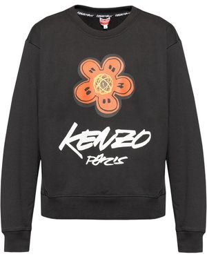 KENZO Boke Blume Sweatshirt - Schwarz