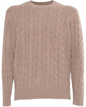Kangra Cashmere Spin The Sheets And The Ribs - Brown