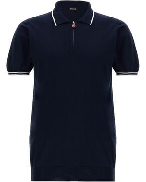 Kiton 'Ciro' Polo Shirt - Blau