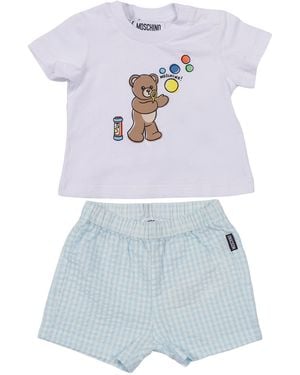 Moschino Blusa M/C + Shorts - Blue