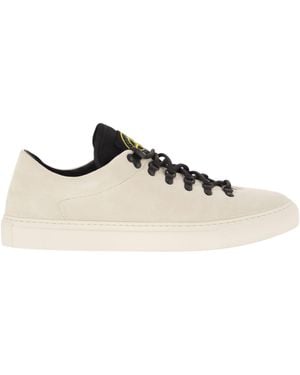 Stone Island Laced Sneaker With Logo Sneaker - Multicolor