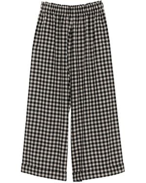 Daniela Gregis Wool Pyjama Hosen - Grau