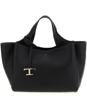 Tod's Tod 's Mini Lederhandtasche - Schwarz