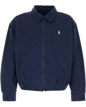 Polo Ralph Lauren Twill Bomber Jacket - Blue