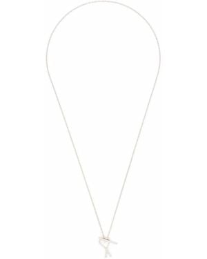 Ami Paris Ami De Coeur Chain Necklace - White