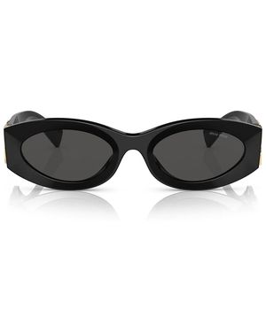 Miu Miu Sonnenbrille Mu11 Ws 1 Ab5 S0 Schwarz/Grau Farbverlauf Damen