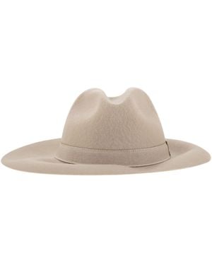 Fay Wool Vilt Hat - Wit
