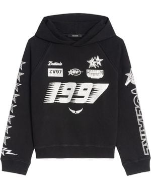 Zadig & Voltaire Georgys Mo Multicross Strass - Black