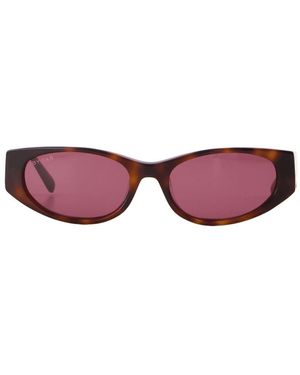 BY FAR Sonnenbrille mit weitem Brown Brown - Lila
