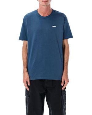 Obey T Shirts And Polos - Blue