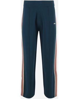 Autry Viscose Knit Jogging Pants - Blue