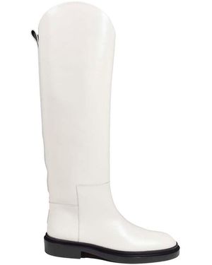 Jil Sander Stiefel - Weiß