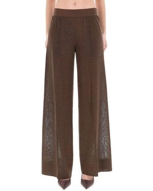 Circus Hotel Viscose Blend Pants - Brown