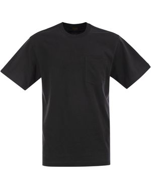 Filson Cotton T -Shirt mit Brusttasche - Schwarz