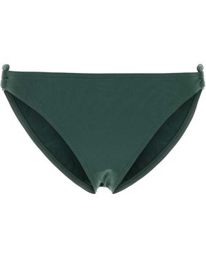 Eres Dark Stretch Nylon Clutch Bikini Bottom - Green