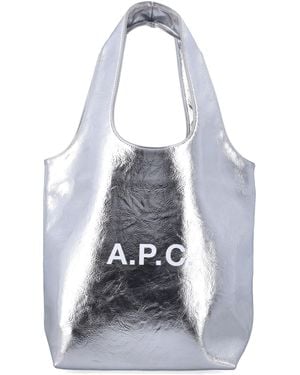 A.P.C. Zakken.. Zilver - Wit