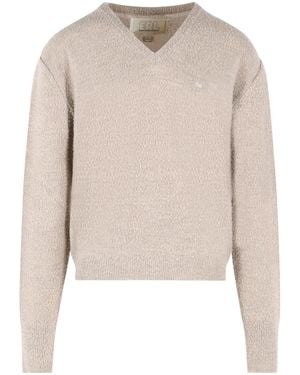 ERL Beige Wollpullover - Natur