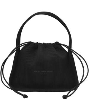 Alexander Wang Bolsa pequeña Ryan en lienzo negro