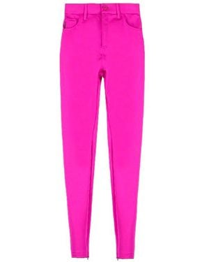 Balenciaga Rosa Leggings Ss23 High-Waist Hose - Pink