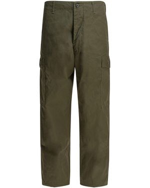 Buzz Rickson's Cotton Poplin Cargo Pants Pants - Green