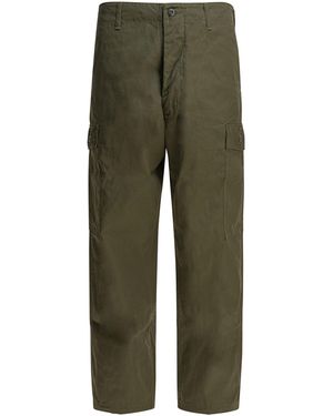 Buzz Rickson's Pantalones cargo de popelina de algodón - Verde