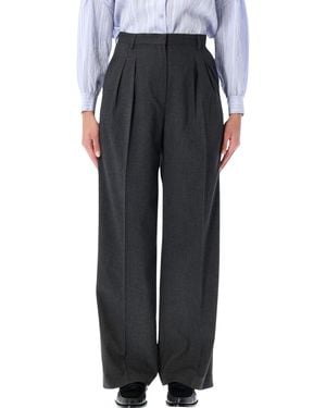 Sessun Emilio Oxford Viscose Trousers - Black