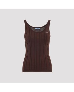 Prada Canotta - Marrone