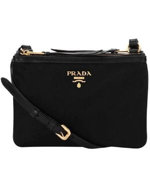 Prada Small Crossbody Bag - Schwarz