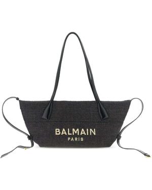 Balmain Track-Einkaufstasche - Schwarz