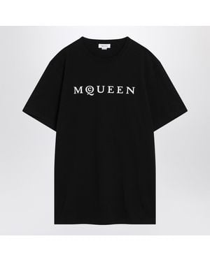 McQueen Alexander Mc Queen Cotton Jersey T Shirt - Black