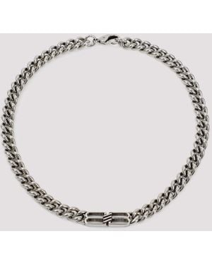 Balenciaga Collar Icono Sib - Metálico