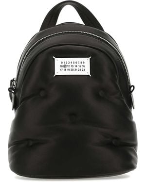 Maison Margiela Nappa Leather Mini Glam Slam Backpack - Black