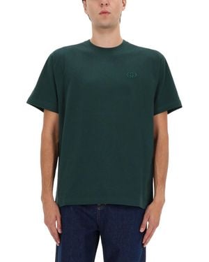 Gucci T Shirt With Logo - Green
