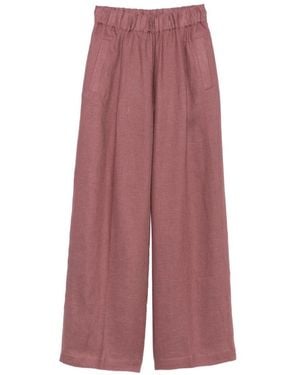 Semicouture Trousers - Purple