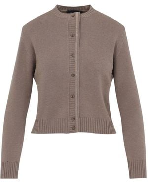 Fabiana Filippi Wolle Mischjacke - Braun