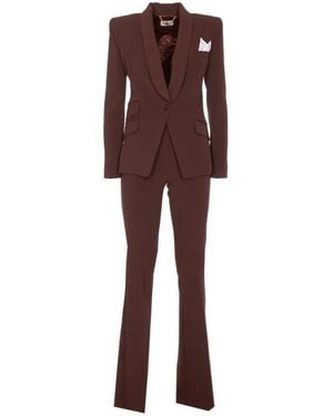 Elisabetta Franchi Crepe Tailleur - Purple