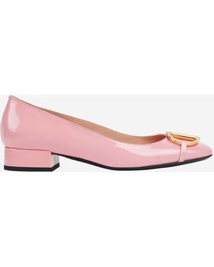 Gucci Ballerinas mit Halbverschluss - Pink